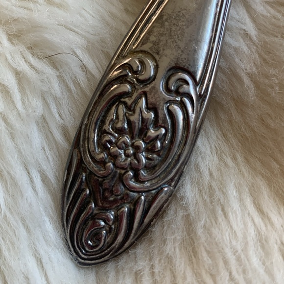 Vintage Silver hair brush - Picture 6 of 7